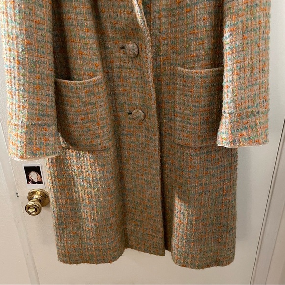Goregous vintage mid length coat, as is, XS see desc - Picture 8 of 15